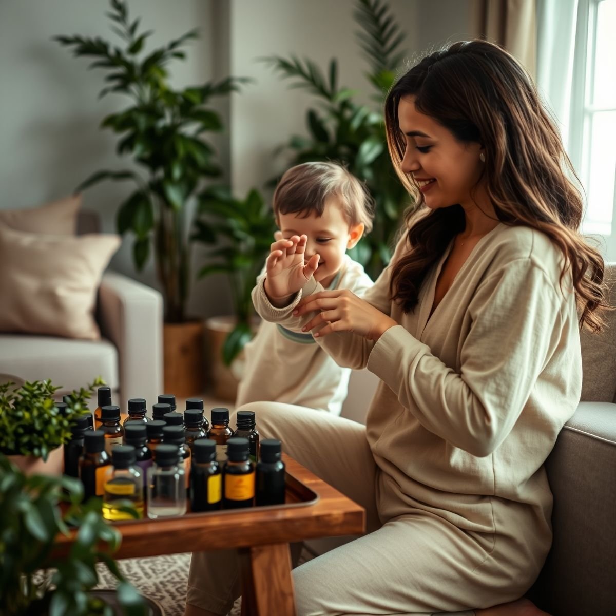 Para que serve óleos essenciais e aromaterapia para crianças