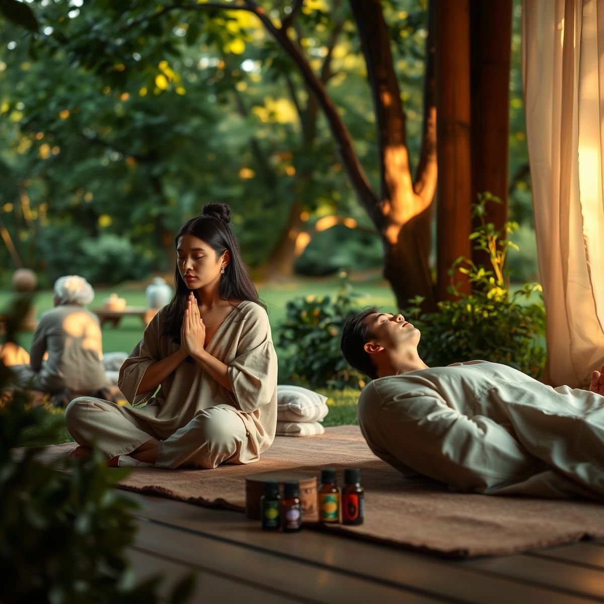 Para que serve óleos essenciais e a prática da meditação